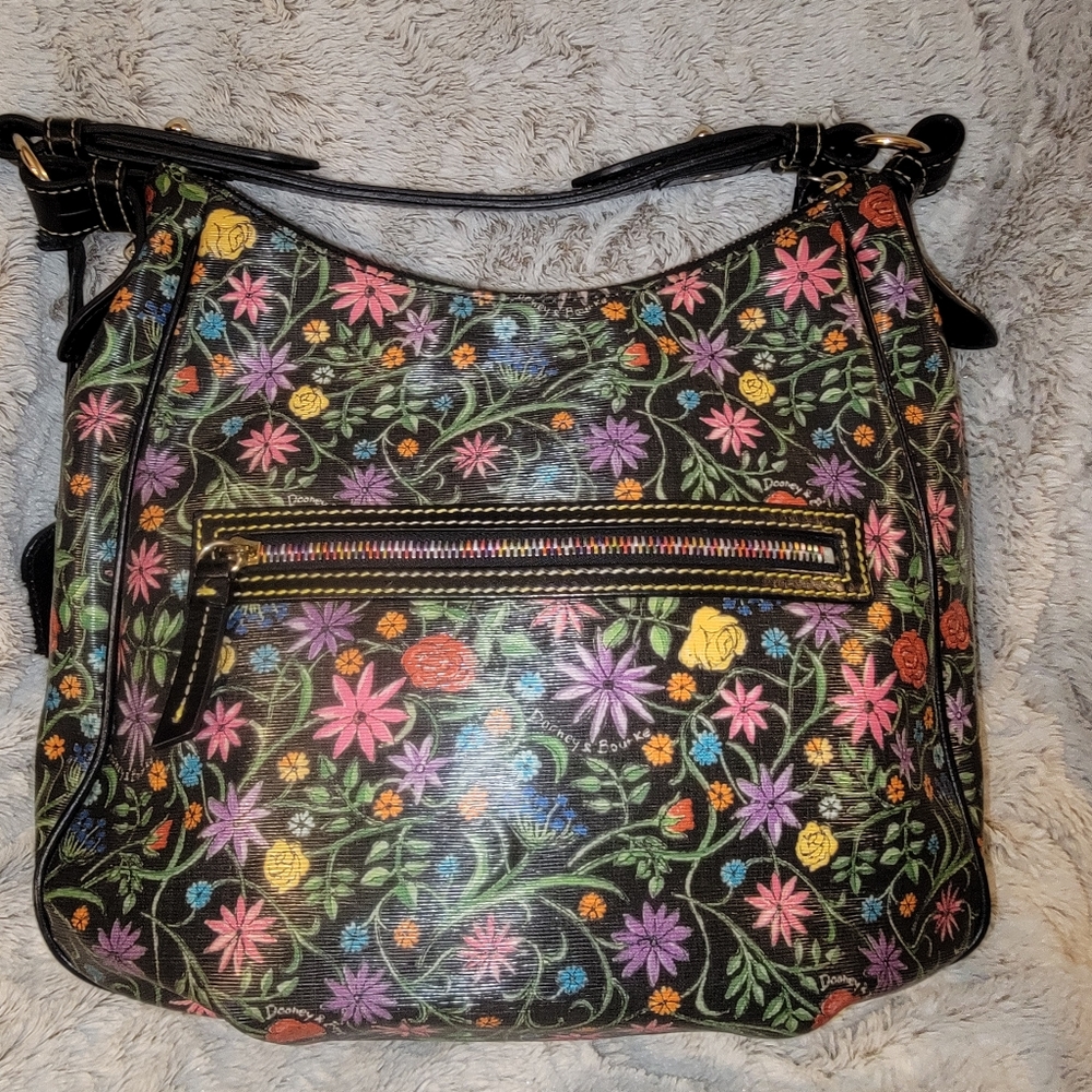 Dooney And Bourke Black And Multicolored Bag With… - image 5
